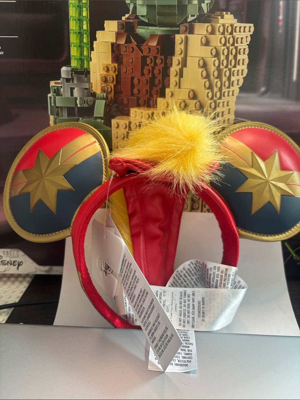Disney Captain Marvel Ear Headband in Red, Blue & Yellow 5 available